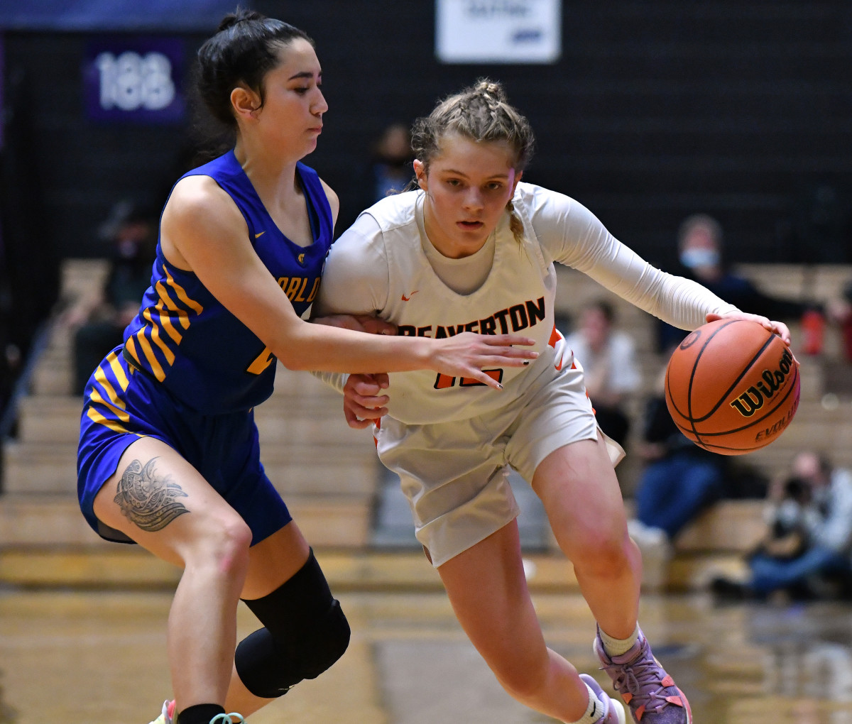 Beaverton Barlow girls basketball Taylor Balkom 47